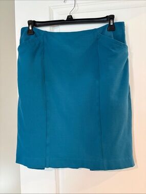 CAbi Teal Pencil Skirt